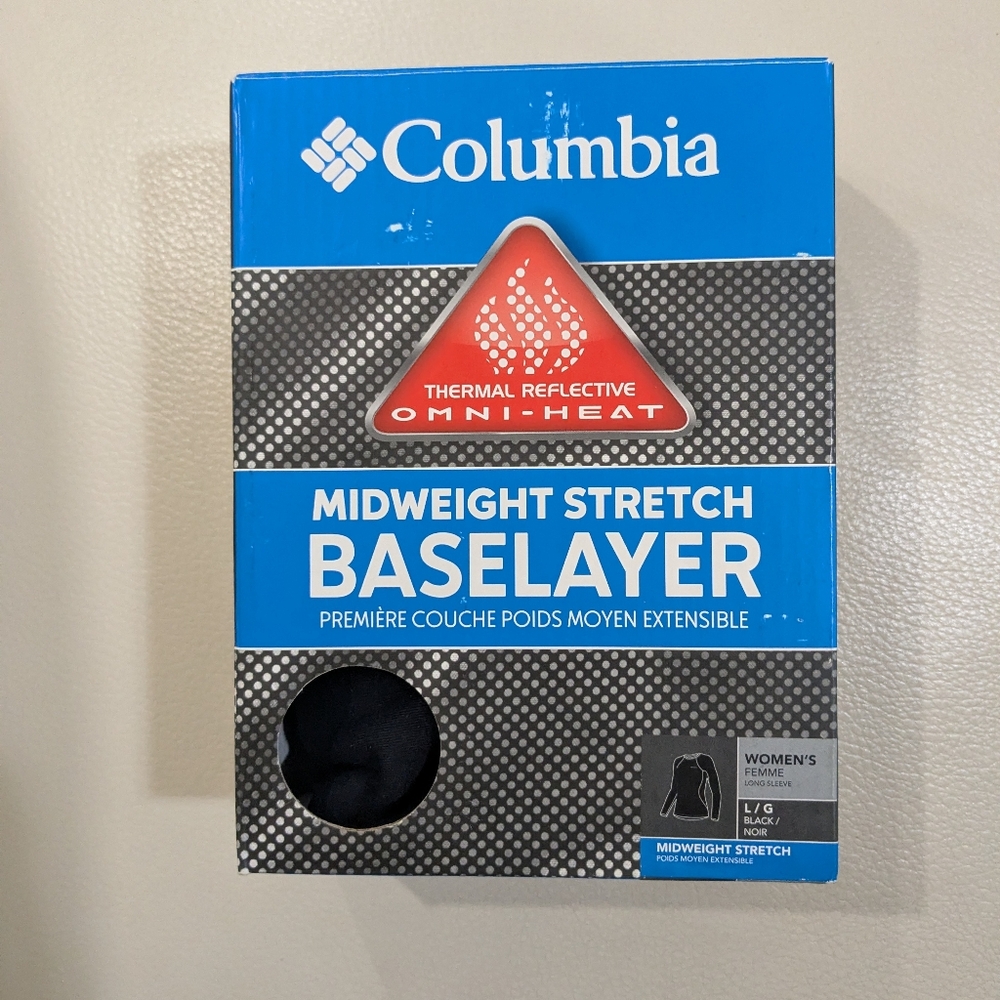 Columbia Black Omni-Heat Thermal Top